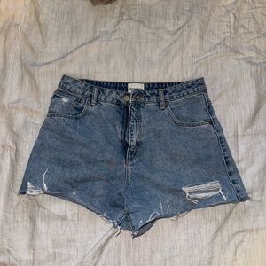 A Brand jean shorts
